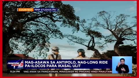 Mag-asawa, nag-long ride pa-llocos para ikasal ulit