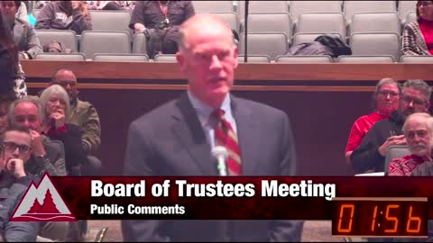 Mike - Public Comment NIC Board of Trustee Meeting 12/21/22