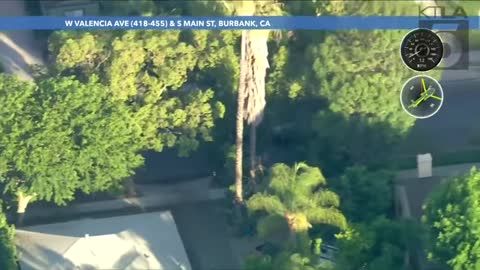 Dashcam Video of Police Pursuit of Stolen Car in La Crescenta