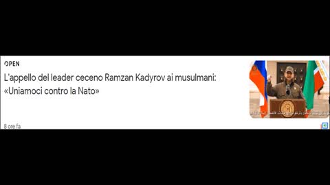 L'appello del leader ceceno Kadyrov ai musulmani: Uniamoci contro la NATO!
