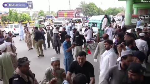 Police arrest protesters in Pakistan as Imran Khan is moved to high-security jail
