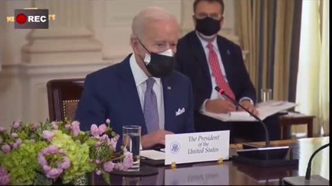 Biden “Wearing Mask ”with Tissue inside