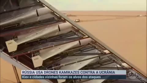 Drones ucraniano e russo duelam nos ares | Primeiro Impacto (14/10/22)