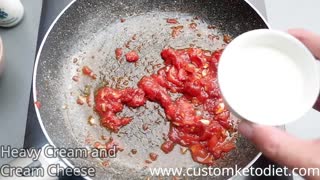 Keto Salmon in Tomatoes With Brocoli