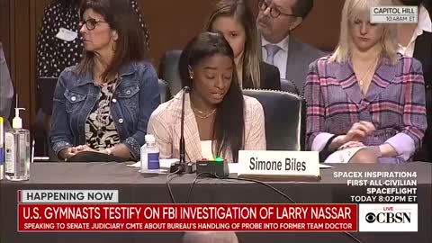 Olympic gymnast Simone Biles testifies before Senate on the FBI’s handling of the Larry Nassar