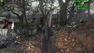 Bloodborne 1st playthrough series - Episode 6. Bald blood hunter hunts more bosses. STR build