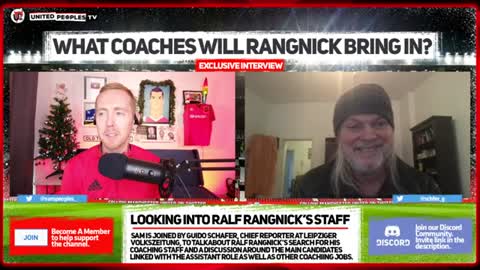 Ralf RANGNICK'S Man Utd Coaching Staff EXCLUSIVE