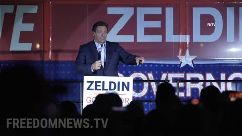 THOUSANDS at Ron DeSantis and Lee Zeldin Rally on Long Island, New York