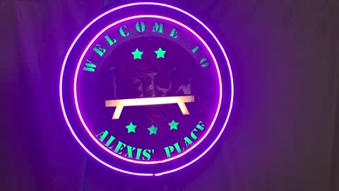 24 inch custom old school animated neon sign. This one custom made for Alexis who is a young gymnast