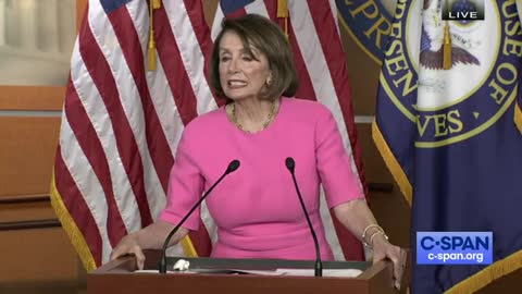 Nancy Pelosi pretends to be worried about the president