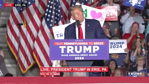 President Trump in Erie, PA