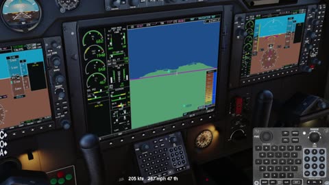 the TBM850 - Xplane 11.55 - TJBQ to TJSJ - GPS to ILS Nav -