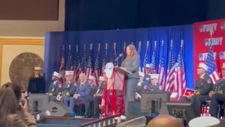 Letitia James Speech Drowned Out By Pro-Trump Chants