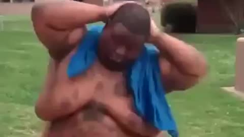World's fat man funny moment dance must watch