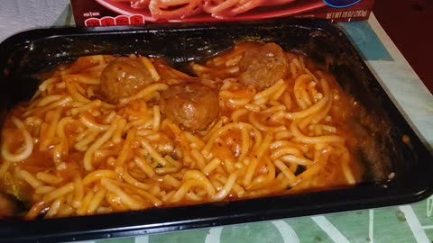 Eating Banquet Spaghetti & Meatballs, Dbn, MI, 3/6/24