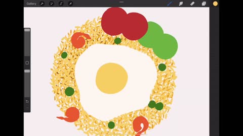 Make Egg Fried Rice Feel Layered By Painting