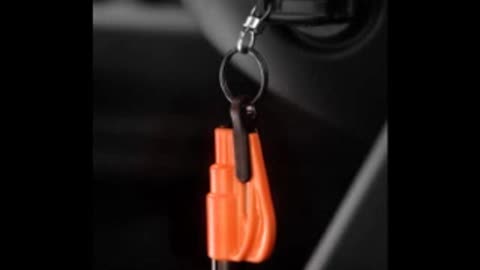 RESQME The Original Keychain Car Escape Tool, Made in USA (Black), Single Pack (01.100.01)