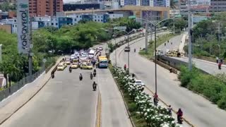 Paro de buses y taxis | Bucaramanga - Floridablanca