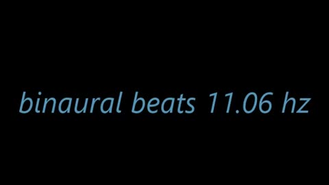binaural beats 11 06 hz