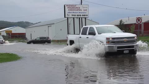 Council Bluffs, Iowa flash flooding & damage
