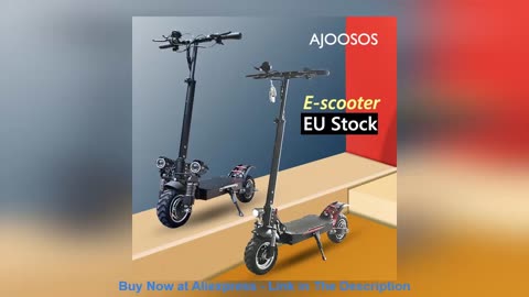 ☄️ Single/Dual Motor Electric Scooters Adults Big Wheel 10 inch Fat Tire 70km/h Fast e scooter