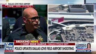 Chief Eddie Garcia describes the shooting at the Dallas Love Field Airport
