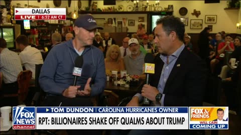 Billionaire Thomas Dundon says billionaires all over the US are switching to TRUMP