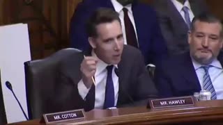 Crazy Biden Nominee Gets Exposed by Sen. Hawley...