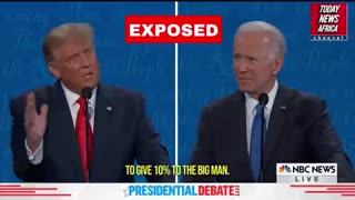EXPOSED: During the 2020 presidential debate between candidate Joe Biden and President Donald Trump