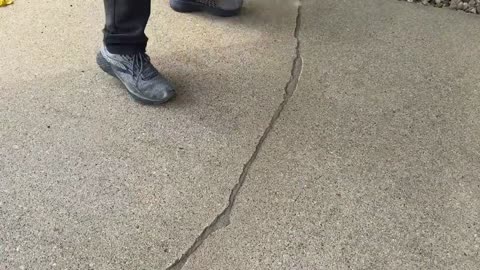 ***Repairing A Neglected Driveway Crack | The Ultimate Solution!***