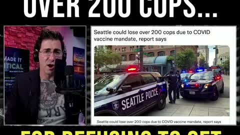Seattle Could Love Over 200 Cops For Not Getting Vaccinated