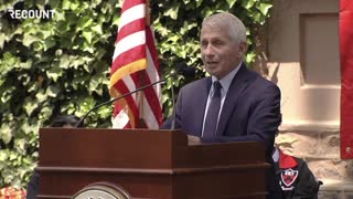 Fauci Lectures Himself During Princeton Commencement Address