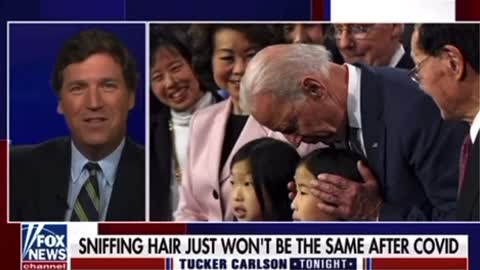 Tucker Carlson Dunks On Creepy Joe Biden For Bring A Pedo Kid Sniffer After He Catches "Covid" ​