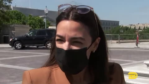 AOC Reacts To Rift With Greene