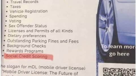 Digital Drivers License “Pilot Program” Will Include Vaccination Status & a Social Credit Score- Utah & Mississippi On Board so Far