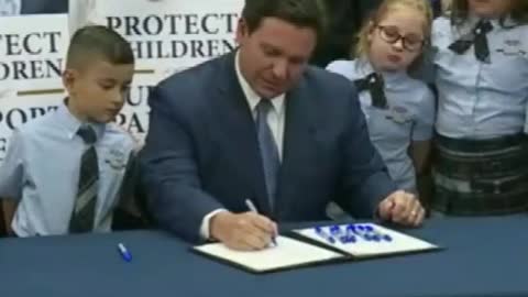 BREAKING! Florida Gov. Ron DeSantis signs controversial 'Don't Say Gay' bill into law.