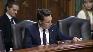 Sen. Hawley grills Biden's judicial nominee Holly Thomas on the problem of biological boys in girls bathrooms