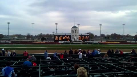 Beautiful view of Churchill Downs Horse Track, Kentucky Derby Time!