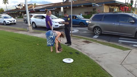 Police intimidate protestors on Maui