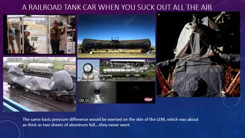 Tank cars implode when you suck out the air