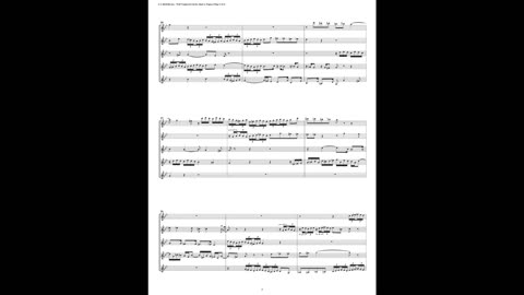 J.S. Bach - Well-Tempered Clavier: Part 2 - Fugue 06 (Clarinet Quintet)