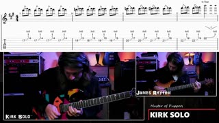 Master of Puppets SOLOS + LEADS with Tabs (Metallica)