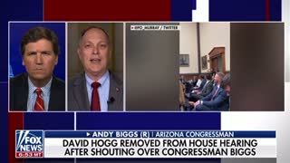 David Hogg Invades House Floor Proceeding, Screams At Lawmakers - Rep. Andy Biggs Responds