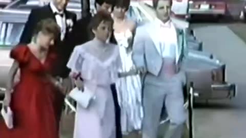 High school prom in 1986