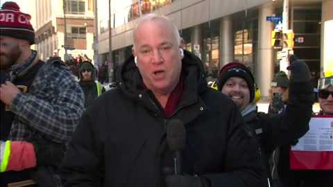 MSNBC’s Live Report Gets Taken Over by Ottawa Freedom Protesters