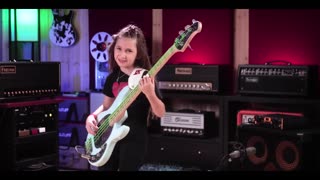 Ellen (10yo) Plays Metallica - For Whom The Bell Tolls (Bass Cover)