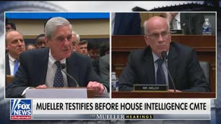 Mueller Hearing: Mueller trips up on the word collusion when questioned by Welch