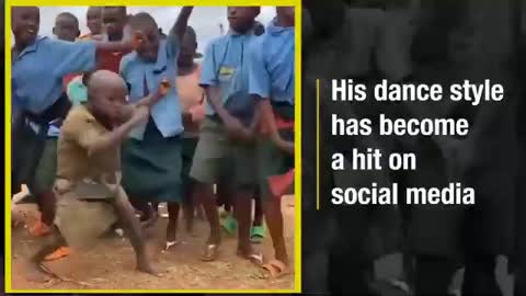 Viral dance step in social media belong to the kid from Africa.