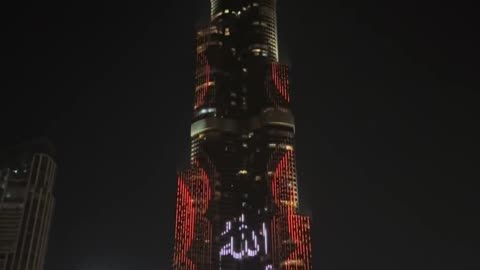 Burj Khalifa Azan Beautiful View