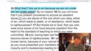 Romans Reading Guide - 6.15-7.6 Why Christians shouldn't sin under grace